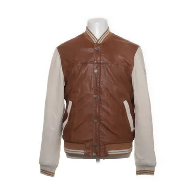 Läderjacka (Brun, Beige) från Mays & Rose Skinn