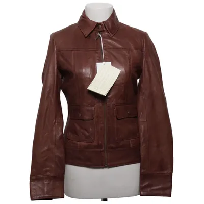Leren jack (Bruin) van Active Wear Leer, Polyester