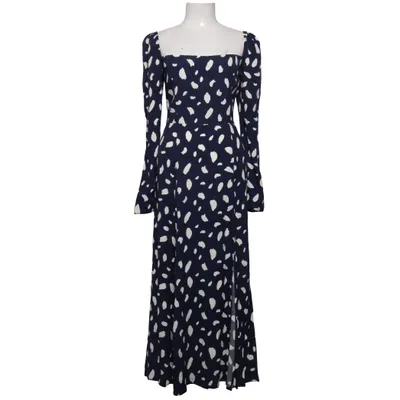 Jurk (Blauw, Wit) van Reformation Viscose