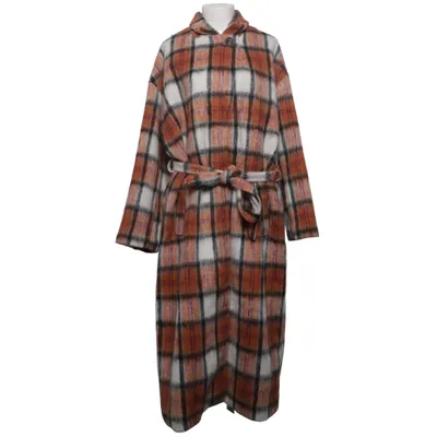 Frakke (Orange, Hvid, Sort) fra Nümph Polyester, Uld