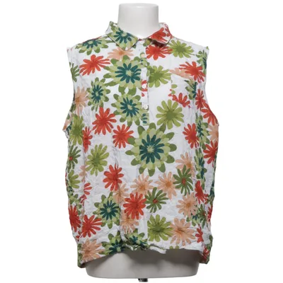 Top (White, Multicolored) from Happi Cotton