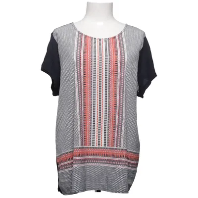 Haut (Noir, Multicolore) de Ann Taylor Modal, Polyester, Tencel