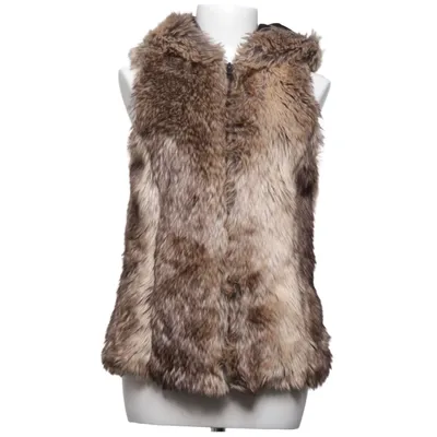 Ytterväst (Brun, Beige) från ONLY Akryl, Pälsimitation, Polyester