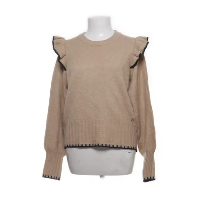 Tröja (Beige, Svart) från Pernilla Wahlgren Akryl, Elastan, Polyamid, Återvunnen polyester, Ull