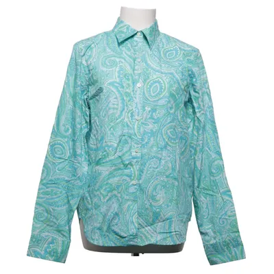 Shirt (Blauw, Groen, Wit) van Chaps Katoen