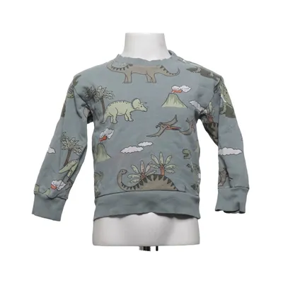 Sweatshirt (Grijs, Meerkleurig) van Lindex Kids Katoen, Elastaan