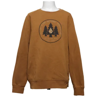 Sweatshirt (Brown) from Volcom Cotton, Polyester