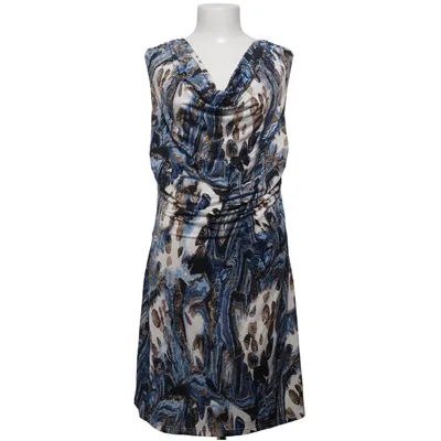 Jurk (Blauw, Wit, Bruin) van Jsay Elastaan, Polyester