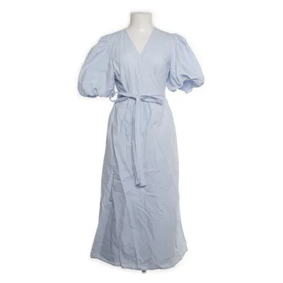 Omlottklänning (Blå) från Gestuz Bomull