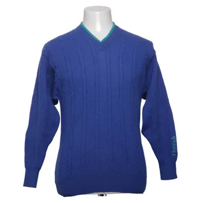 Pullover (Blauw) van Glenmuir Wol