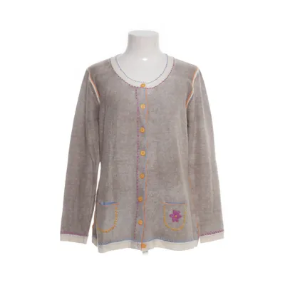 Kofta (Grå, Flerfärgad) från Six-O-Seven Kashmir, Merinoull, Nylon, Viskos