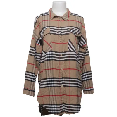 Flanellskjorta (Beige, Flerfärgad) från Polen Elastan, Viskos