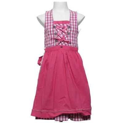 Dirndl (Roze, Wit) van Isar-Trachten Katoen