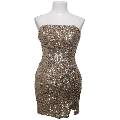 Robe de cocktail (Or) de NLY Trend Polyester