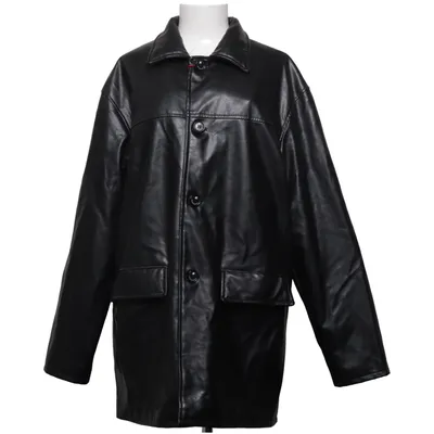 Coat (Black) from AC Acrylic, Polyester, Polyurethane