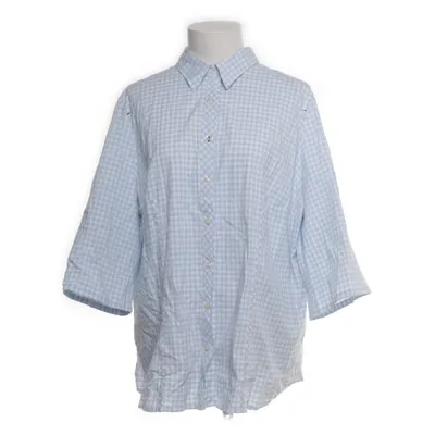 Skjorta (Blå, Vit) från Canda C&A Bomull, Polyester, Elastan