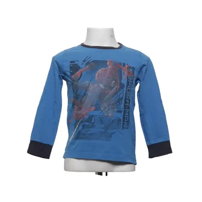 T-shirt à manches longues (Bleu, Multicolore) de Spiderman Coton