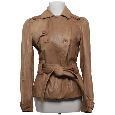 Leren jack (Bruin) van Oasis Leer, Polyester