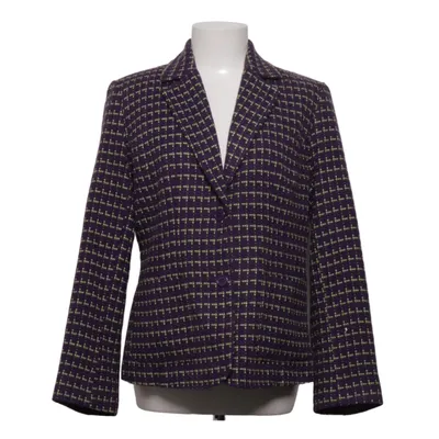 Blazer (Violet, Jaune) de Jasmin Acrylique, Coton