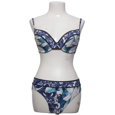Bikini (Blue, White) from Gottex Elastane, Polyamide