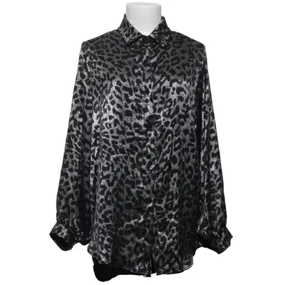 Blus (Svart, Grå) från Papillonne Bomull, Polyester