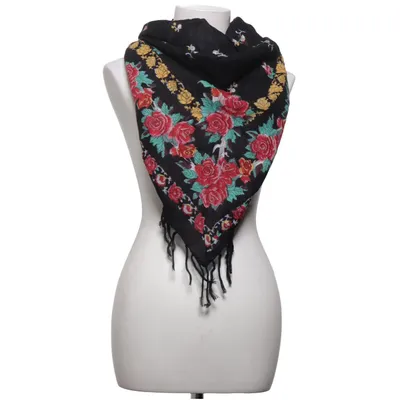 Scarf (Svart, Flerfärgad) från Pieces Accessories