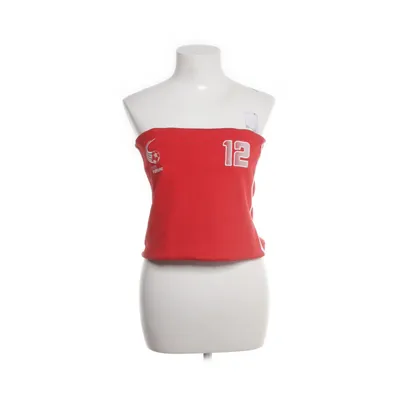 Tube top (Rood, Meerkleurig) van Clockhouse by C&A Katoen, Elastaan