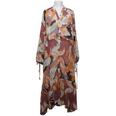 Maxikjole (Brun, Flerfarvet) fra Lindex Polyester