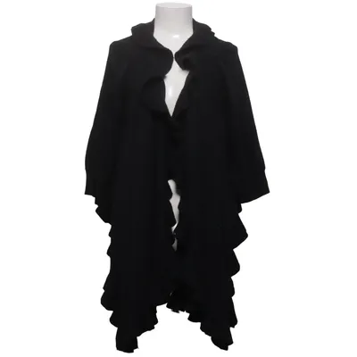 Poncho (Noir) de Betty Jackson Black Coton, Viscose, Laine de Yak