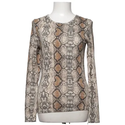 Lange mouwen shirt (Bruin, Zwart, Wit) van Voyelles Elastaan, Polyester