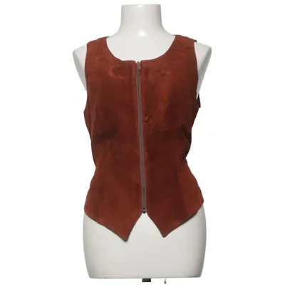 Leather vest (Brown) from Danier Leather