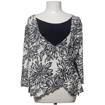 Blus (Vit, Svart) från Saloos Elastan, Polyester