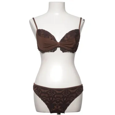 Bikini (Brown) from La Perla Elastane, Polyamide, Polyester
