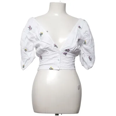 Topp (Vit, Flerfärgad) från Bik Bok Bomull, Polyester