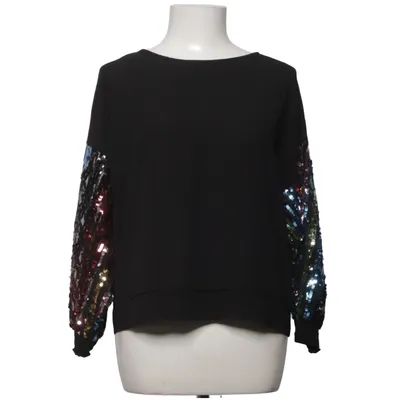 Collegetröja (Svart, Flerfärgad) från Sateen Polyester