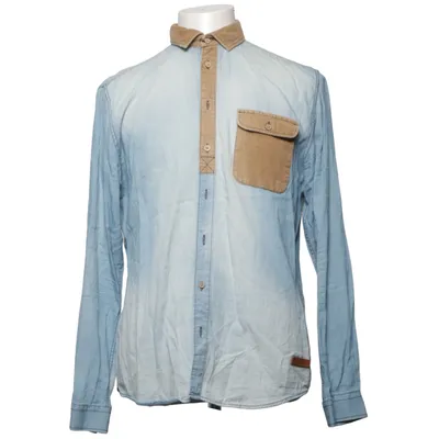Chemise en jean (Bleu, Marron) de Iceman Coton