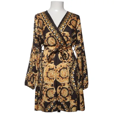 Wrap dress (Black, Gold, Multicolored) from New Collection