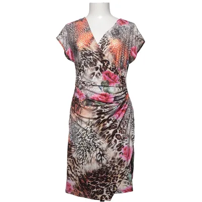 Dress (Brown, Multicolored) from Simplicity New York Elastane, Viscose
