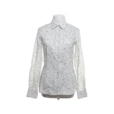 Skjorta (Vit, Flerfärgad) från The Shirt Factory Bomull, Elastan