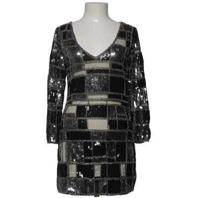 Cocktailjurk (Zwart, Zilver) van Paccio Elastaan, Polyester