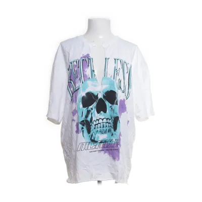 Top (White, Blue) from Black Squad Cotton
