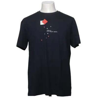 T-shirt (Bleu) de Hakro Coton, Polyester