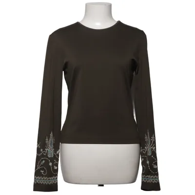 T-shirt à manches longues (Vert) de Mexx Women Élasthane, Polyester