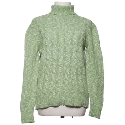 Turtleneck (Green, White) from SAND Cashmere, Cotton, Polyamide, Viscose, Wool