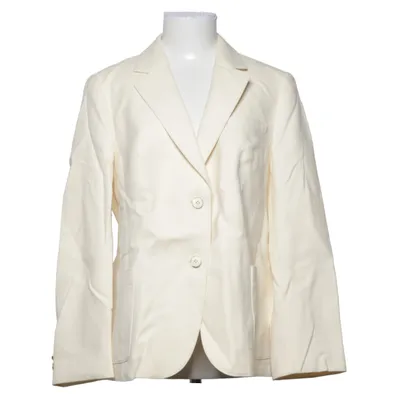 Blazer (Beige) from Delmod Viscose, Wool