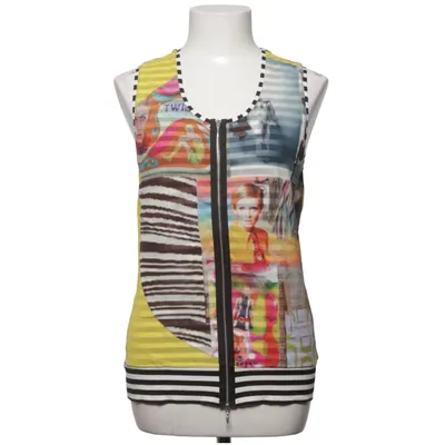 Tank Top (Yellow, Black, White, Multicolored) from Sani Blu Elastane, Polyester, Viscose