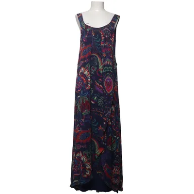 Maxi dress (Blue, Multicolored) from Desigual Elastane, Polyester, Viscose