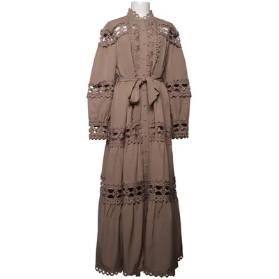 Maxi jurk (Bruin) van Buch Copenhagen Katoen, Polyester
