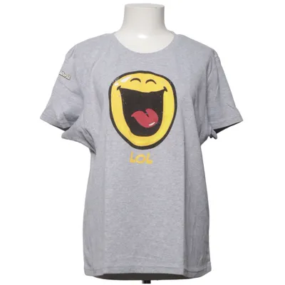T-shirt (Grå, Flerfärgad) från Smiley World Bomull, Polyester