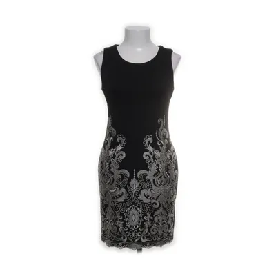 Jurk (Zwart, Zilver) van Vera & Lucy Elastaan, Polyester